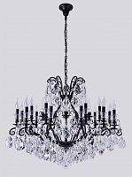 подвесная люстра crystal lux magnifico sp19 black/transparent черная в Хабаровске