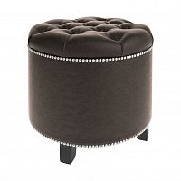 пуф круглый modena brown коричневый в Хабаровске