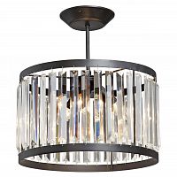 потолочная люстра vitaluce v5129-1/3pl черная в Хабаровске