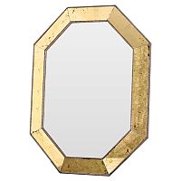 зеркало золотое восьмиугольное в состаренной раме aristocrat gold в Хабаровске