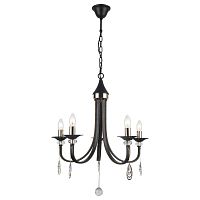 подвесная люстра arte lamp dallas a8540lm-5bk черная в Хабаровске