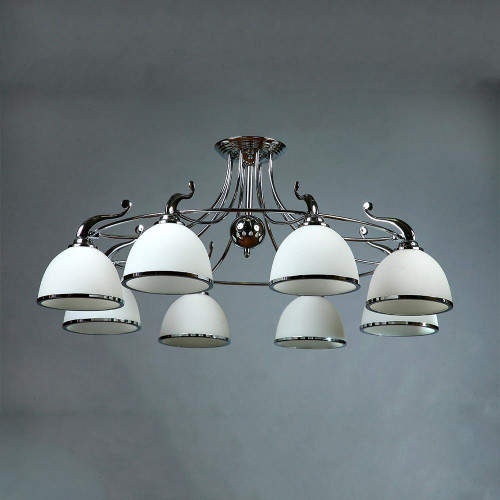 потолочная люстра brizzi almeria ma02401cb/008 chrome в Хабаровске