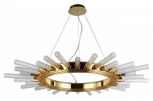 подвесная люстра crystal lux fair sp15 gold d1000 золото в Хабаровске