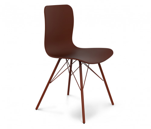 стул dsr коричневый s40 (eames style) в Хабаровске