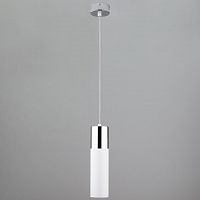 подвесной светильник eurosvet double topper 50135/1 led хром/белый в Хабаровске