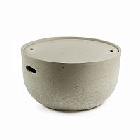 журнальный столик rhette cc0506rf03 из цемента от la forma (ex julia grup). с емкостью для хранения. в Хабаровске