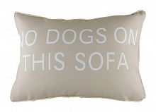 подушка с надписью no dogs on this sofa в Хабаровске
