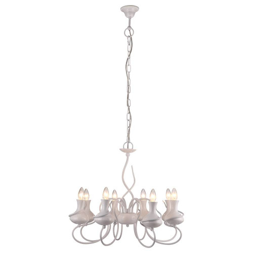 подвесная люстра arte lamp vaso a6819lm-8wh в Хабаровске