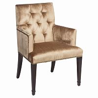 стул с подлокотниками manor rich pearl brown в Хабаровске
