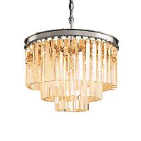 подвесной светильник odeon 6 chrome/amber от delight collection в Хабаровске