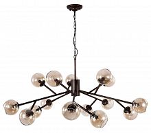 подвесная люстра crystal lux bueno sp-pl15 янтарная в Хабаровске
