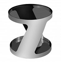 столик журнальный height black silver хром в Хабаровске