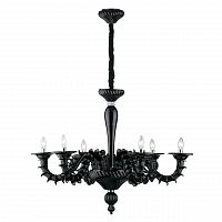 подвесная люстра ideal lux ca rezzonico sp6 nero в Хабаровске
