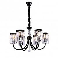 подвесная люстра newport 31106/c black+gold в Хабаровске