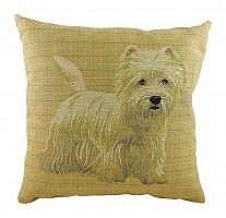 подушка с фото белого терьера westie в Хабаровске