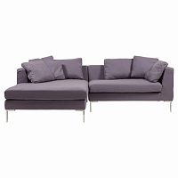 диван charles sofa угловой фиолетовый в Хабаровске