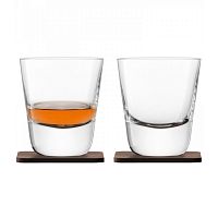 набор из 2 стаканов arran whisky с деревянными подставками 250 мл в Хабаровске