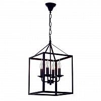 дизайнерская подвесная люстра spot light cage 9810404 черная в Хабаровске