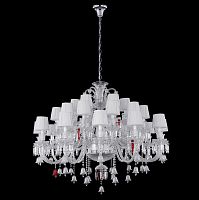 подвесная люстра crystal lux princess sp30 белая в Хабаровске