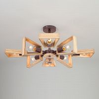 потолочная люстра eurosvet klark 70056/8 кофе в Хабаровске