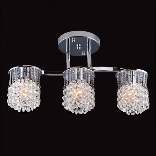 потолочная люстра eurosvet 3222/3 хром strotskis в Хабаровске