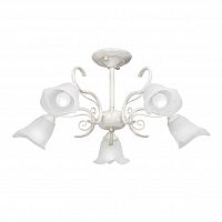 потолочная люстра vitaluce v3720-0/5pl белая в Хабаровске