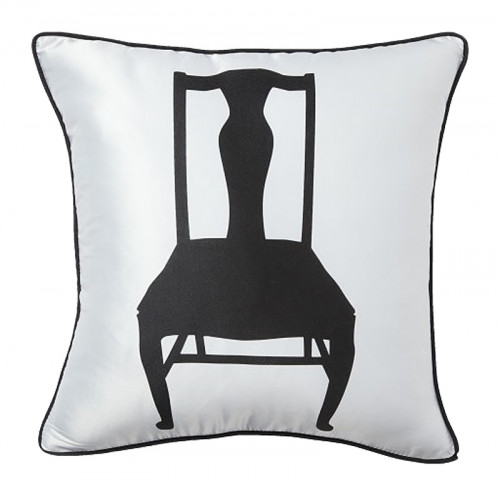 подушка с изображением стула chair white в Хабаровске