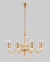 подвесная люстра crystal lux caetano sp-pl8 amber в Хабаровске