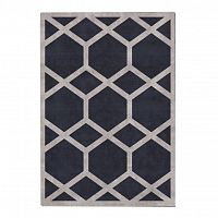 ковер ashton steel 150x220 серый в Хабаровске