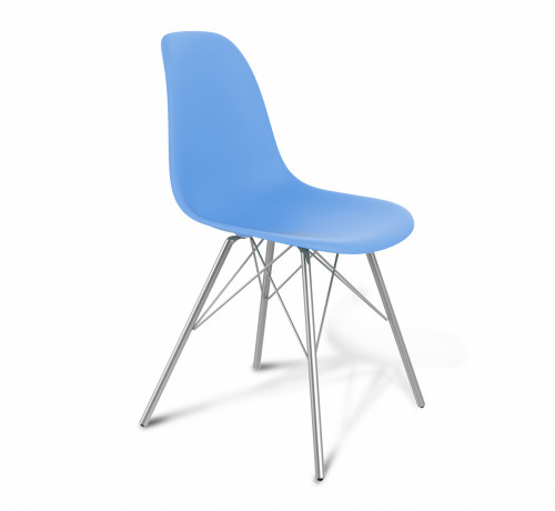 стул dsr голубой s37 (eames style) в Хабаровске