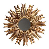 зеркало-солнце золотое диаметр 60 см sunburst vintage в Хабаровске