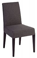 стул aylso dining chair кожа тёмно-серая в Хабаровске