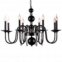 подвесная люстра newport 32208/c black черная в Хабаровске