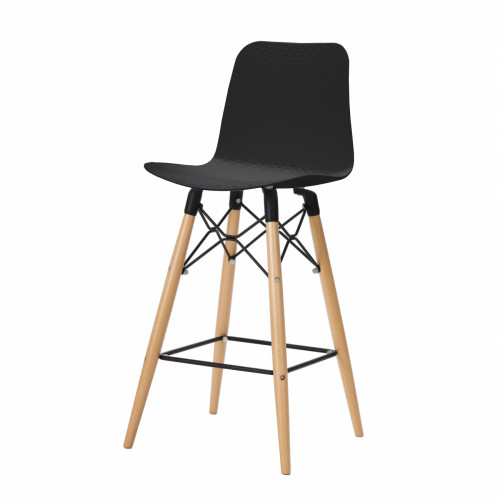 полубарный стул eiffel (eames style) черный в Хабаровске