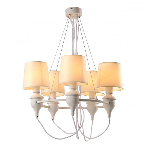 подвесная люстра arte lamp sergio a3326lm-5wh в Хабаровске