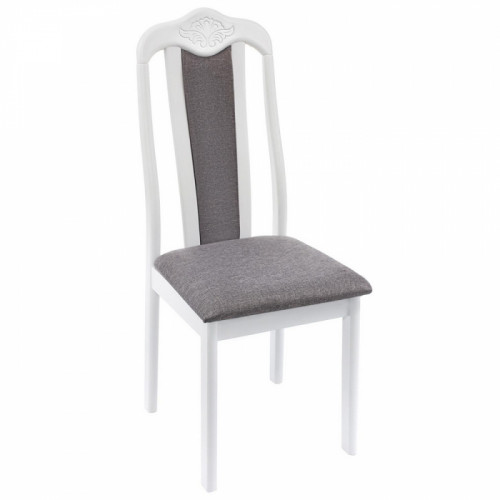 стул деревянный aron soft white / light grey в Хабаровске