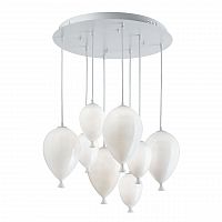подвесная люстра ideal lux clown sp8 bianco в Хабаровске