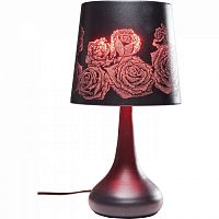 лампа настольная rose мультиколор с рисунком розы в Хабаровске