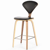 барный стул cherner с обивкой черный в Хабаровске