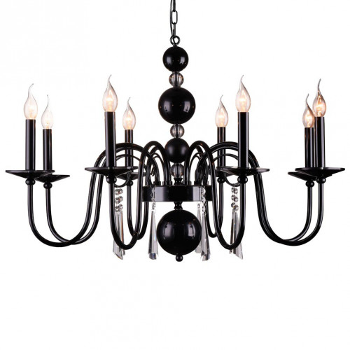 подвесная люстра newport 32208/c black в Хабаровске