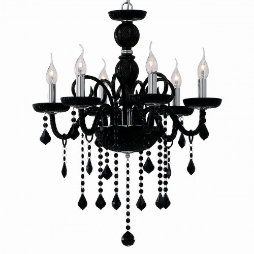 подвесная люстра ideal lux giudecca sp6 nero в Хабаровске
