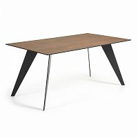 стол nack 160x90 черный, фарфоровый corten c366k10 от la forma (ex julia grup) в Хабаровске