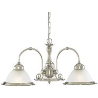 подвесная люстра arte lamp american diner a9366lm-3ss белая в Хабаровске