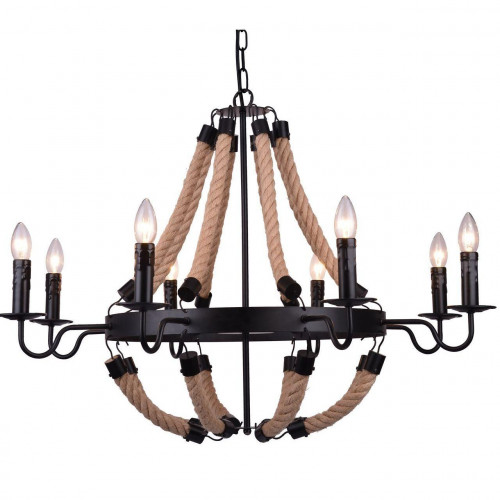 подвесная люстра arte lamp marsiglia a8956lm-8bk в Хабаровске