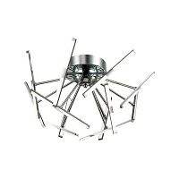 потолочная светодиодная люстра odeon light spring 4104/48cl в Хабаровске