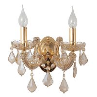бра crystal lux ines ap2 gold/amber в Хабаровске