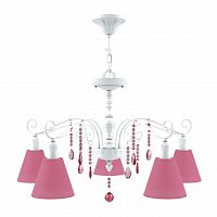 подвесная люстра lamp4you provence e4-05-wm-lmp-o-27-crl-e4-05-pk-dn в Хабаровске