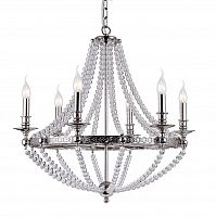 подвесная люстра crystal lux perugia sp6 хром в Хабаровске