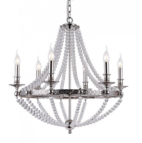 подвесная люстра crystal lux perugia sp6 хром в Хабаровске