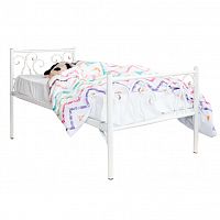 кованая кровать детская 80х190 белая лацио kids в Хабаровске